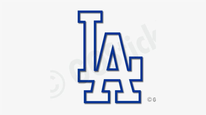 La Dodgers Logo Outline - Free Transparent PNG Download - PNGkey