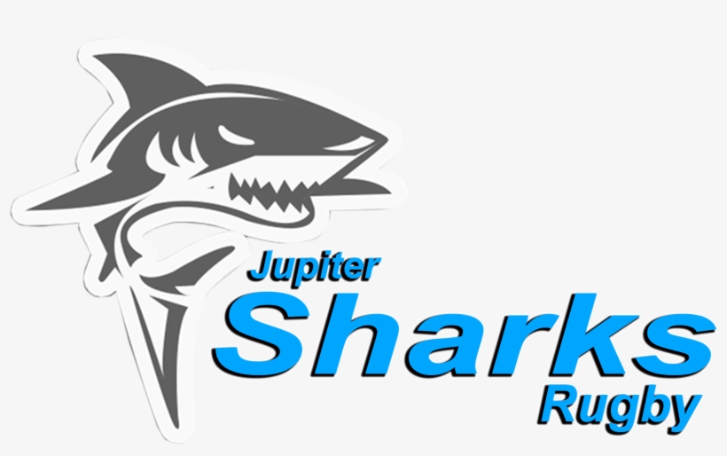 Jupiter Sharks Rugby - Design With Vinyl Shark Wall Decal, transparent png #3303790