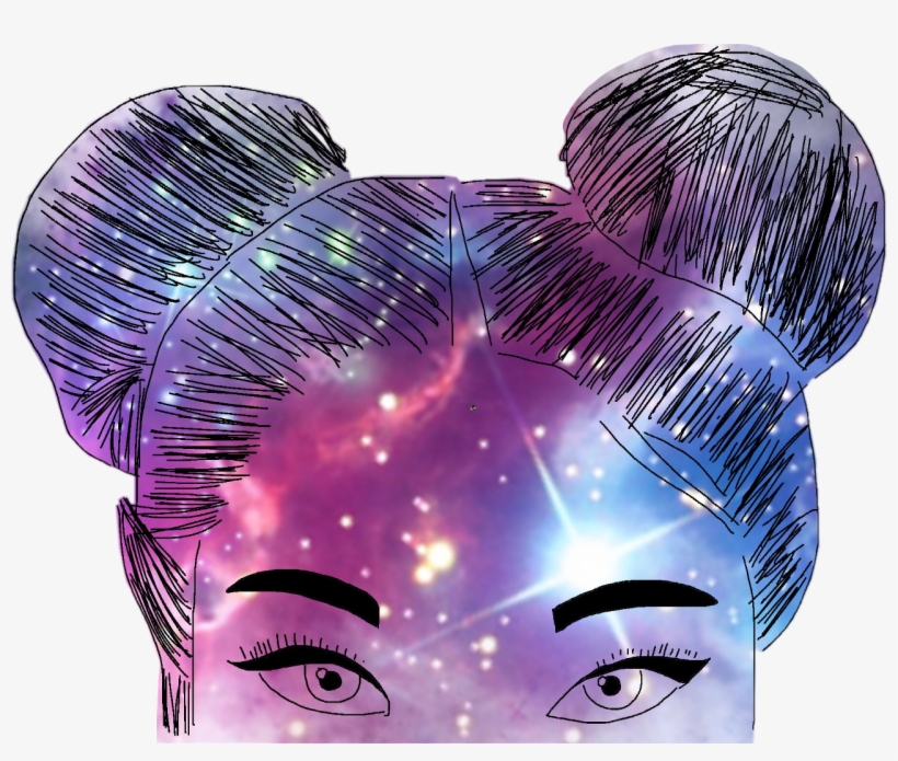 Galaxy Girl Free Transparent Png Download Pngkey - galaxy girl galaxy free roblox hair