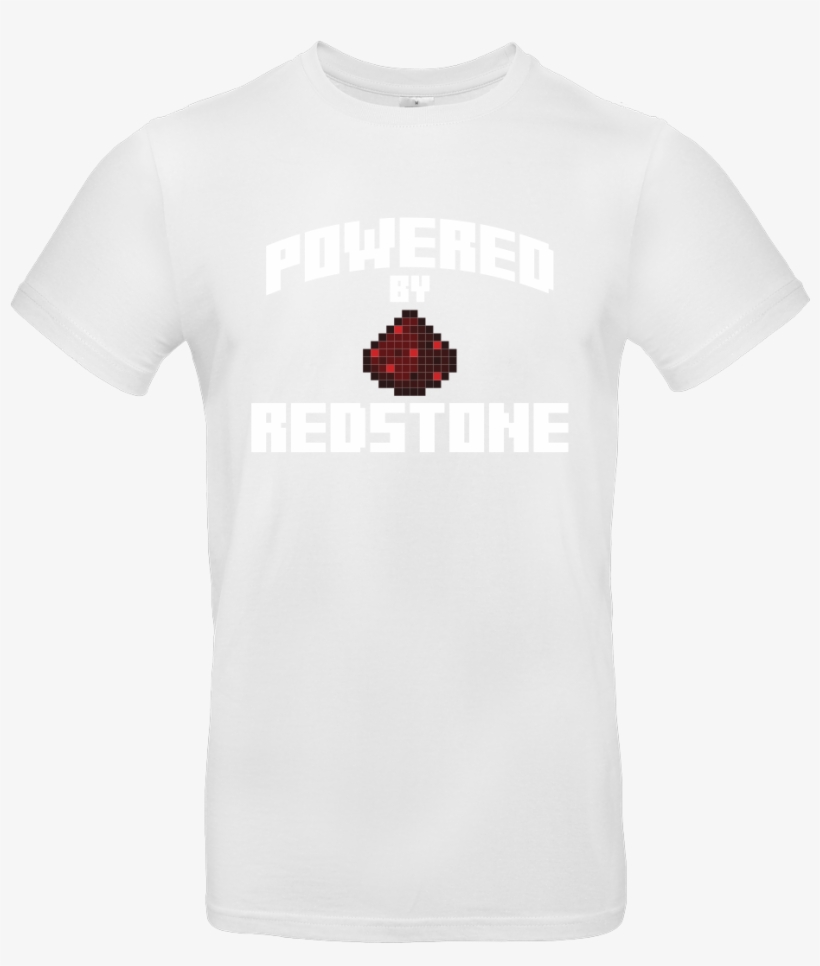 3dsupply Original Powered By Redstone T-shirt B&c Exact, transparent png #3385129