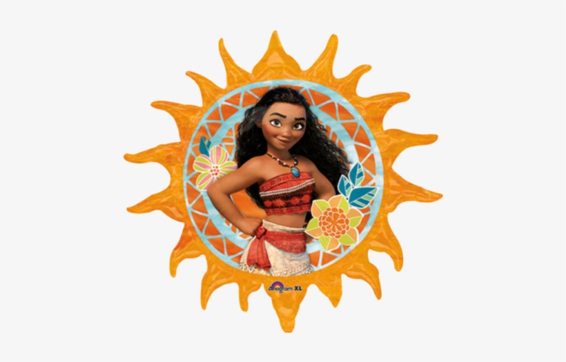 Moana Sun Supershape Foil Balloon - Disney Moana Supershape Foil Balloon, transparent png #3398595