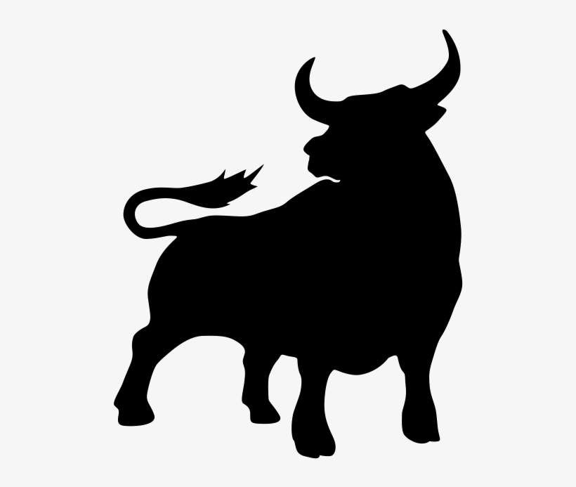 Services 0011 Agressive Bull Bull Silhouette Logo Free Transparent Png Download Pngkey