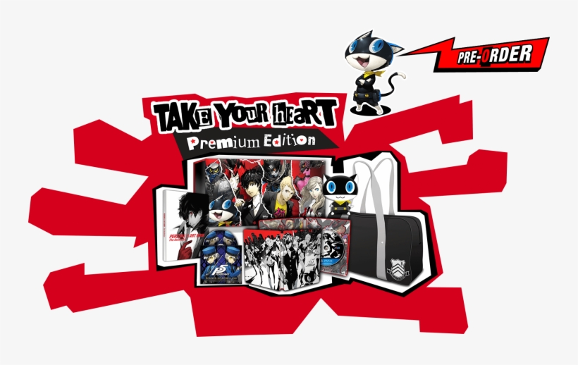 'persona 5' Release Date, Storyline - Persona 5 Take Your Heart Premium Edition [ps4 Game], transparent png #349050