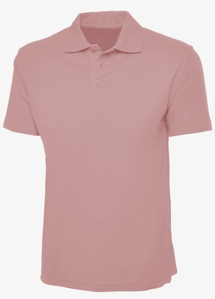 baby pink polo shirt