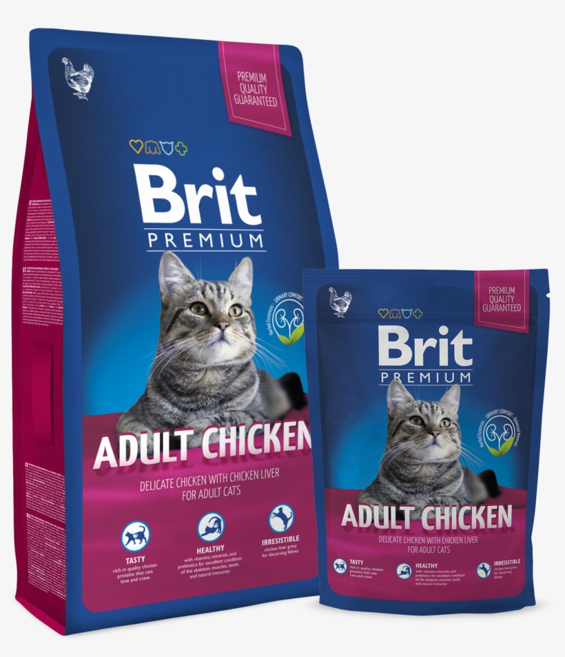 Brit Premium Cat Adult Chicken, transparent png #3432545