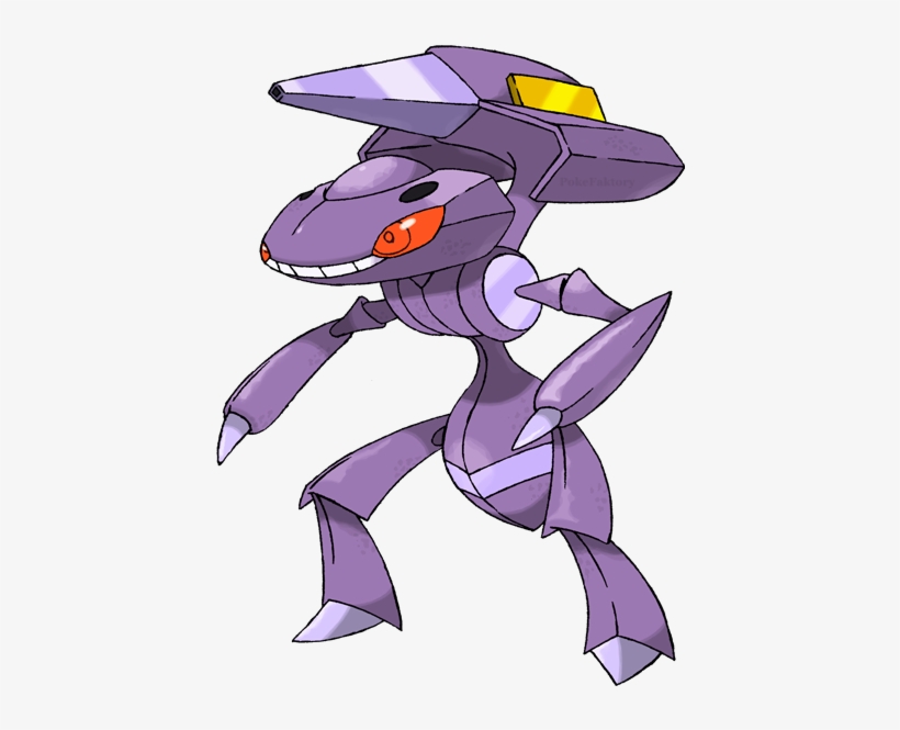 10653 Pokémon Shiny Mega Genesect Fossil Www - Genesect Ancient Form,  transparent png