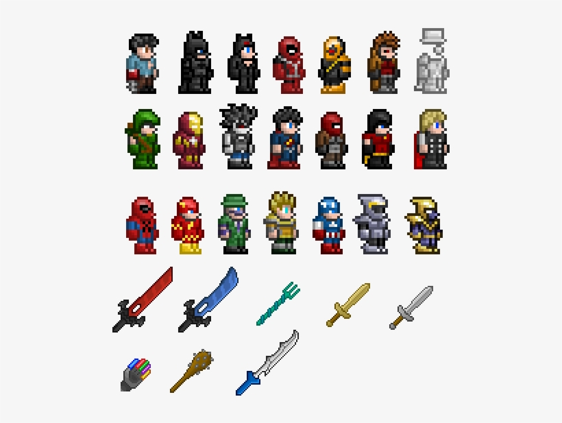 Best Of Sprite Sheet Png Terraria Character Sprite Sheet Free