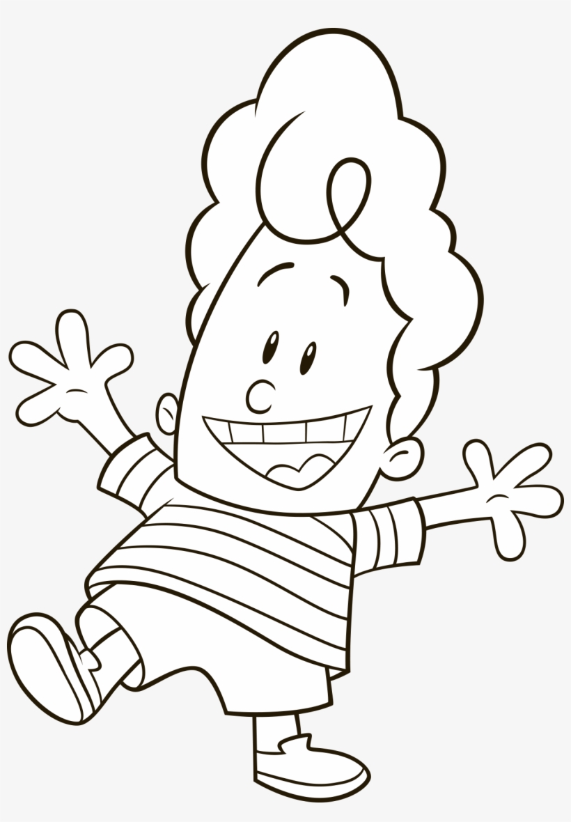 captain underpants coloring pages yellow