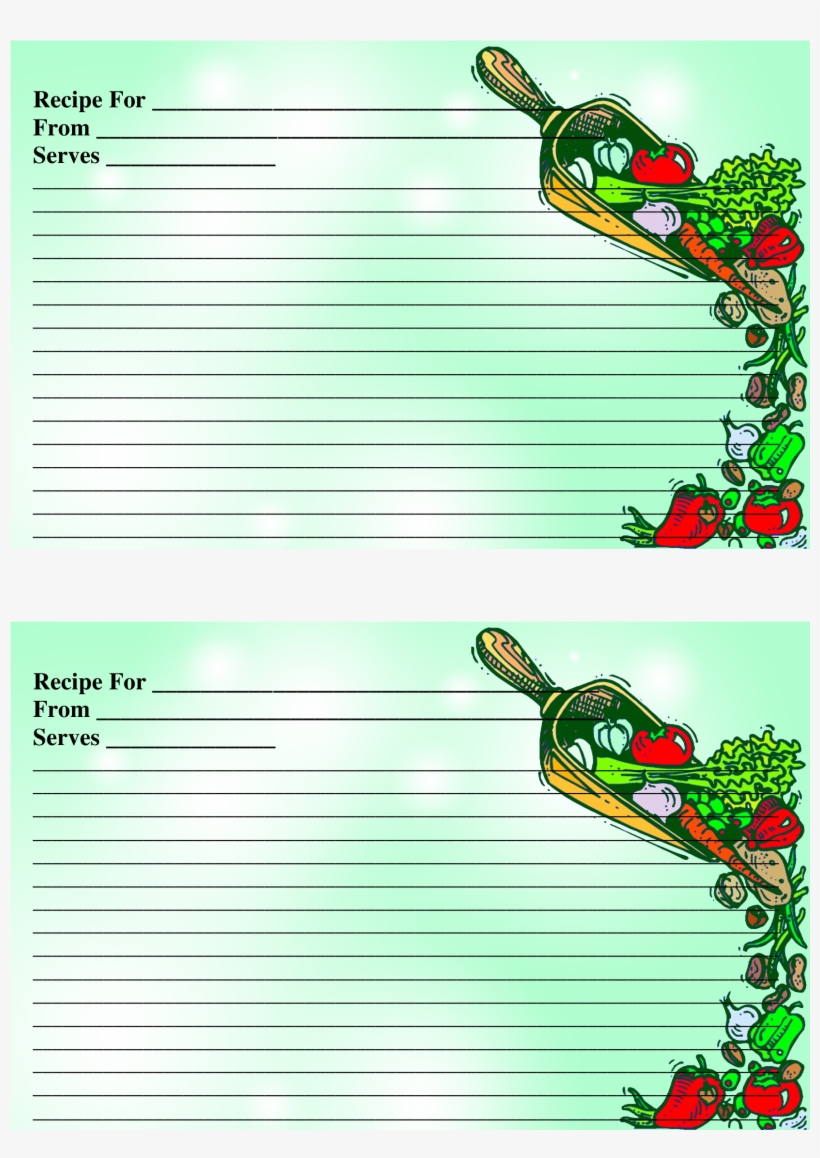 Printable Recipe Card Main Image - Reptile - Free Transparent PNG ...