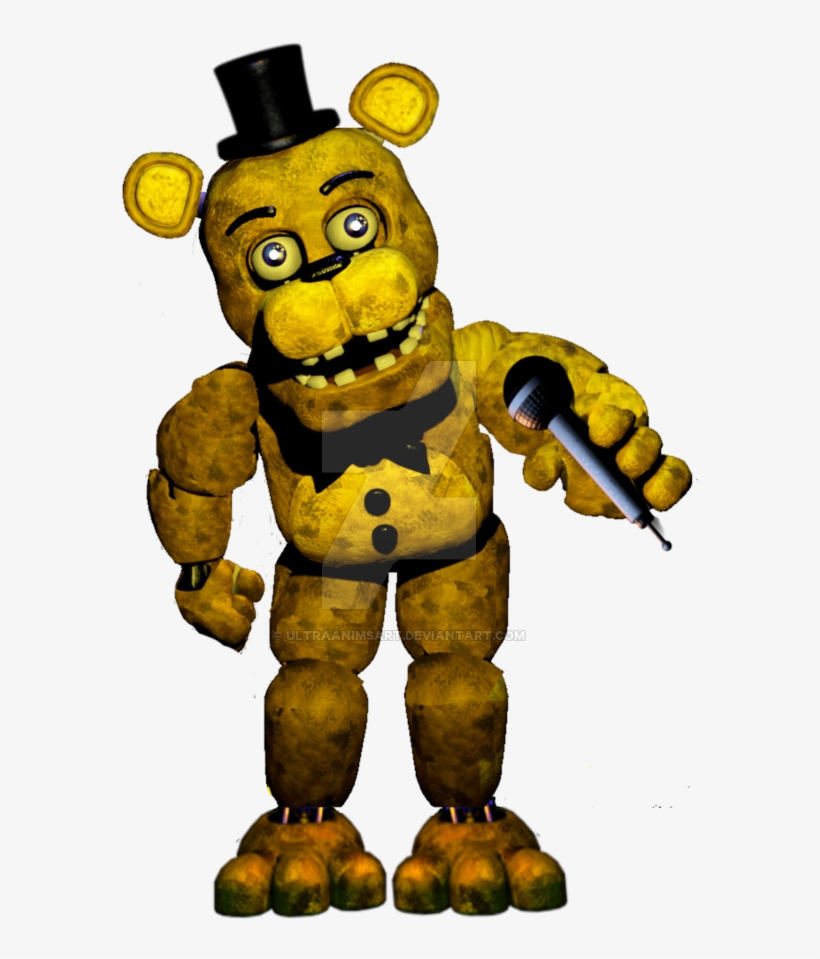 Springfreddy Fredbear By Ultraanimsart-d8pfbr8 - Fnaf Springfreddy ...