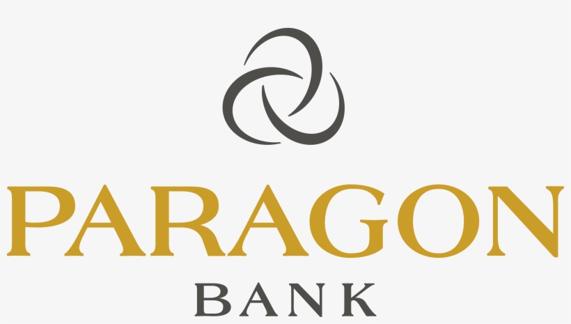 Paragon Logo Stacked 2 Colors - Paragon Bank Logo - Free Transparent ...