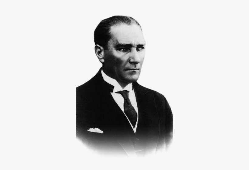 Atat%c3%bcrk Renksiz 2 - Atatürk Portre Png, transparent png #3564581