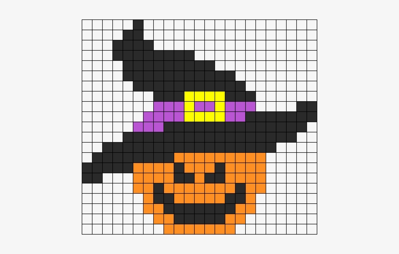 Free Halloween Pixel Art Grid Perler Kandi Maninthebo - vrogue.co