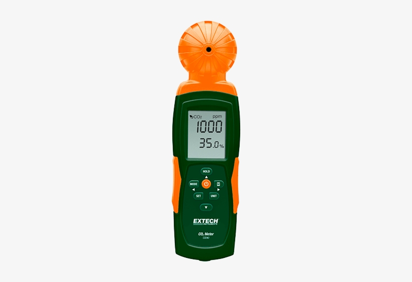 Indoor Air Quality, Carbon Dioxide - Extech Co240 Indoor Air Quality Carbon Dioxide Meter, transparent png #3584160