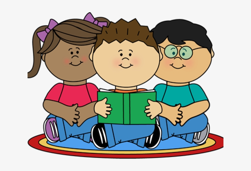Image Of School Children Reading Clipart Reading Class Clip Art