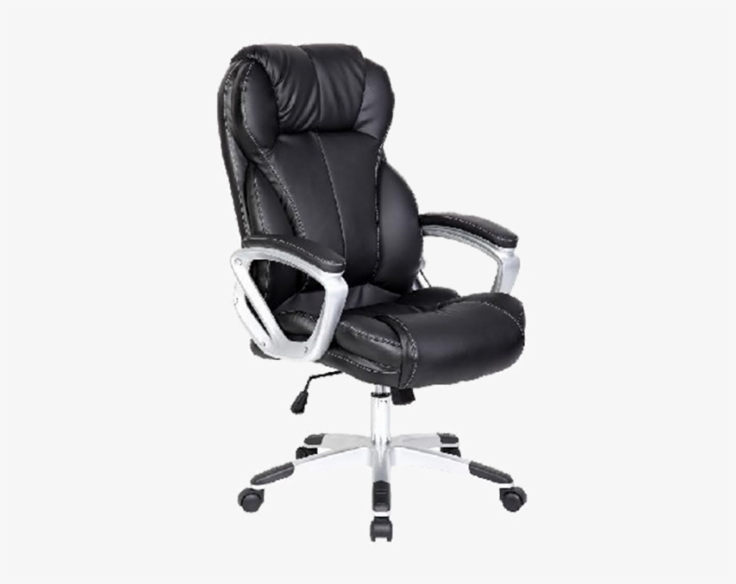 Atwoods Black Executive Office Chair - Leather Brown Office Chair, transparent png #3648316