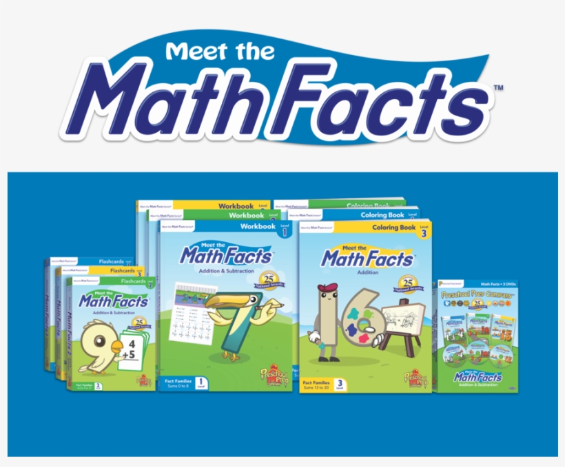 Download Preschool Prep Company, Meet The Math Facts - Preschool Prep Math Facts Level 1, transparent png #3654248