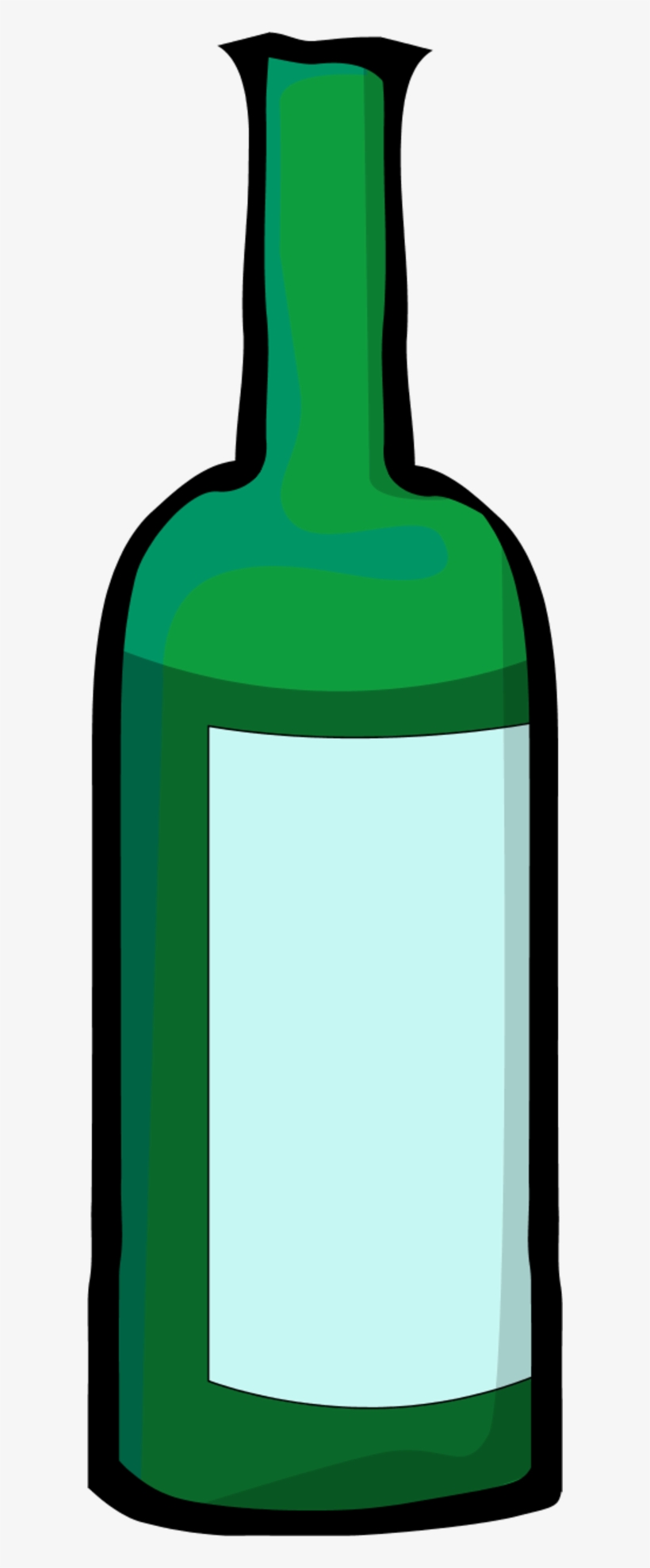 Bottle Clipart Green Bottle - Wine Bottle Clip Art - Free Transparent ...