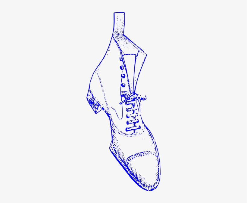 How To Set Use Blue Shoe Men Svg Vector, transparent png #3669158