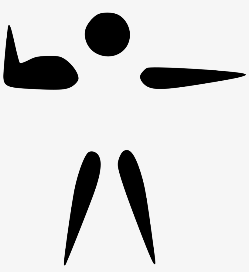 File - Bodybuilding Pictogram - Svg - Bodybuilding - Free Transparent ...