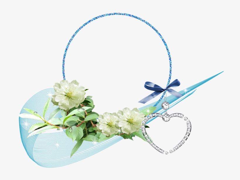 schleife blau clipart of flowers