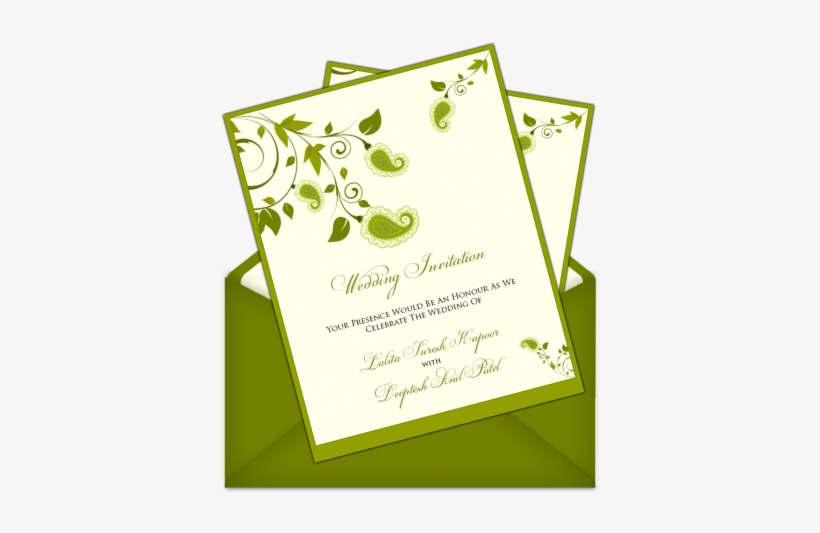 Simple Invitation Card Design Letter Style Email Indian - Simple Invitation Card Design, transparent png #374245