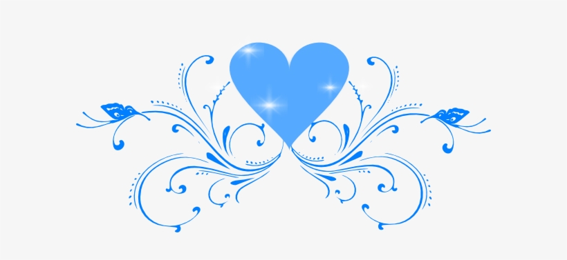 Download Blue Butterfly Scroll Svg Clip Arts 600 X 297 Px - Free ...