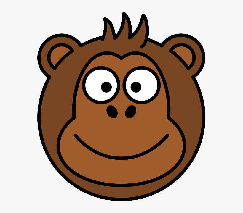 How To Set Use Cartoon Monkey Svg Vector - Free Transparent PNG ...