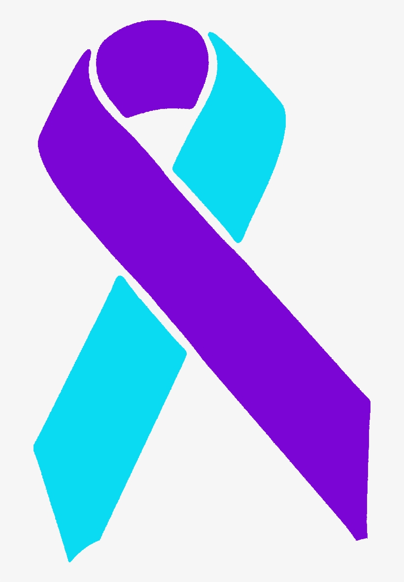 Purple And Blue Ribbon - Free Transparent PNG Download - PNGkey