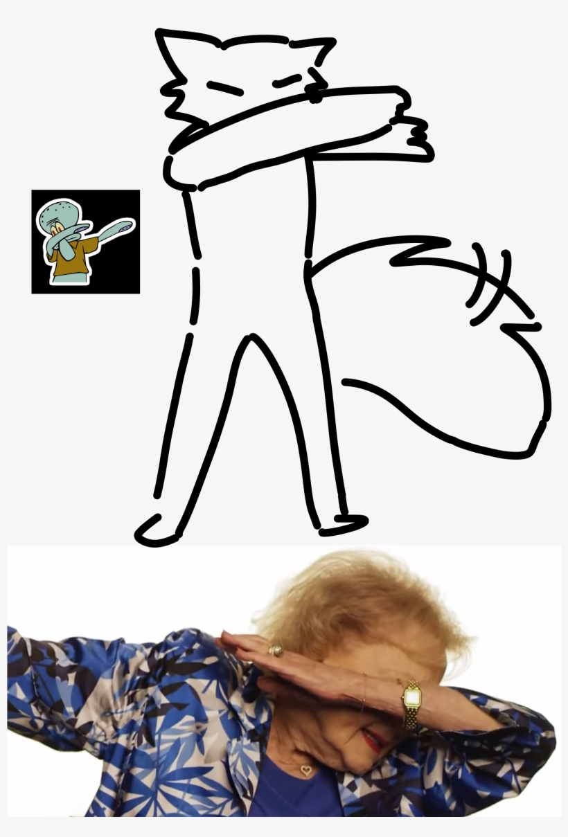 Memes - Betty White Dabbing - Free Transparent PNG Download - PNGkey