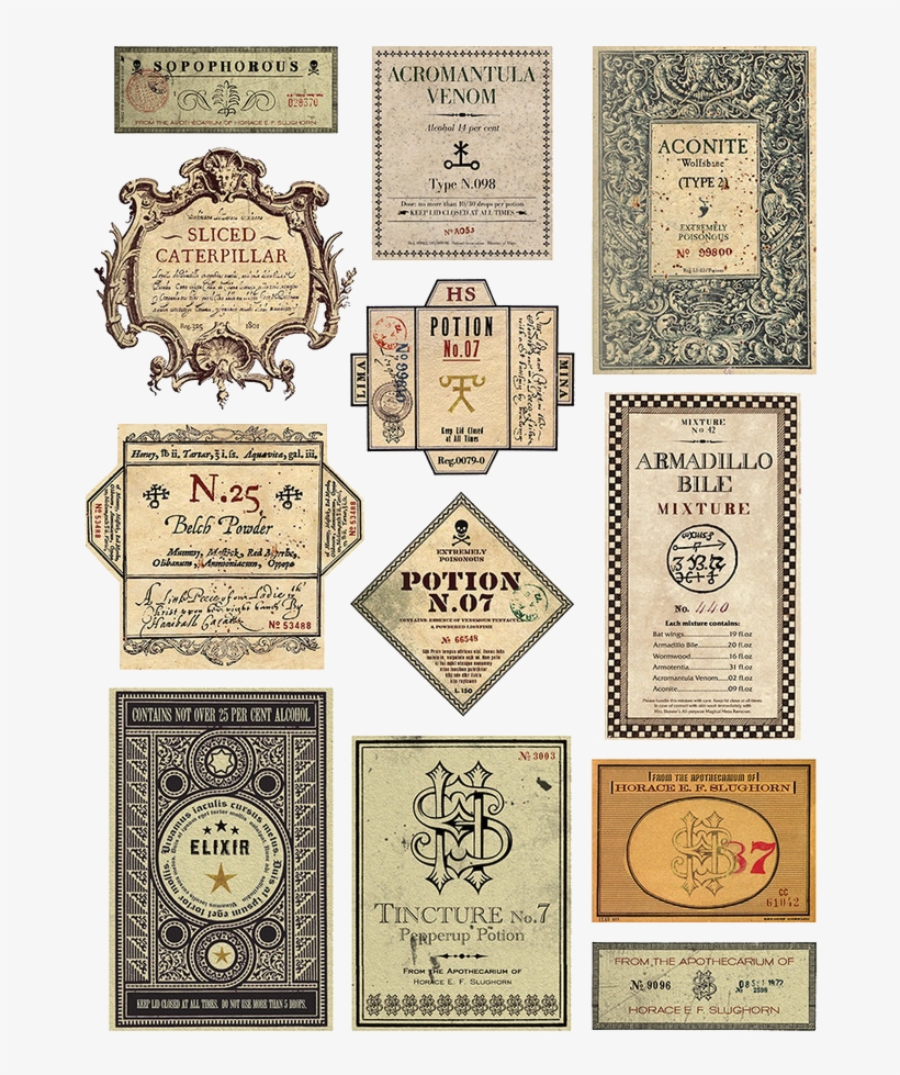 HollysHome Family Life: Harry Potter Potion Labels Free Printable