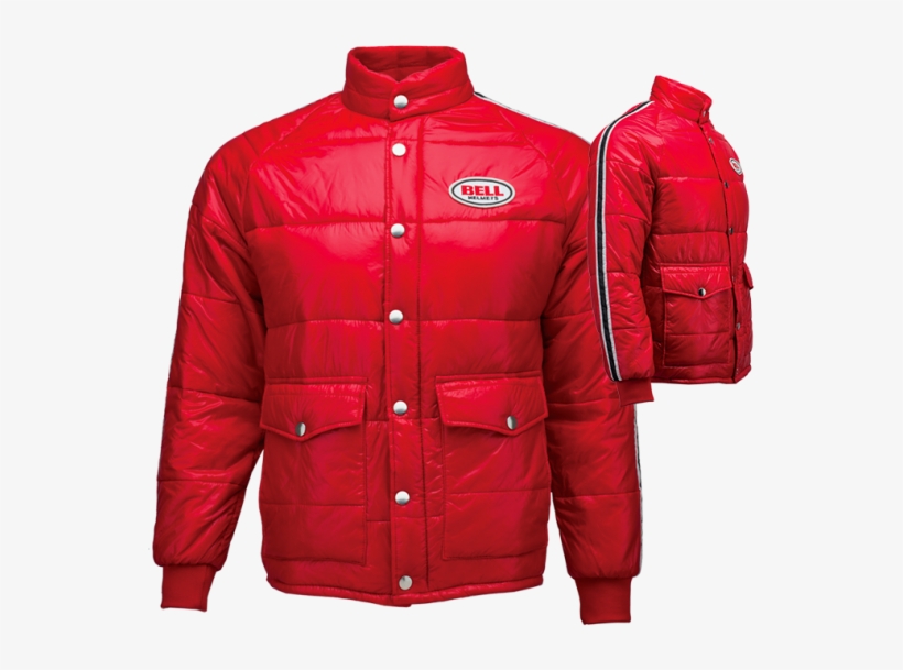 Bell Classic Puffy Jacket Red Bell Jacket Red Free Transparent Png Download Pngkey - roblox puffy jacket