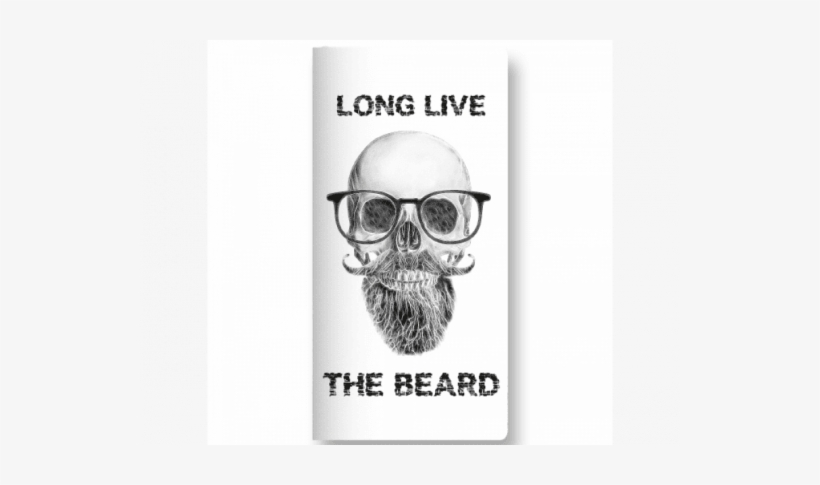 Long Live Beard - De Caveira Com Bigode, transparent png #3733351