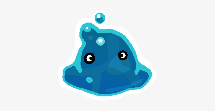 Puddle Slime Redrawn-scared - Angel Tube Station, transparent png #3738592