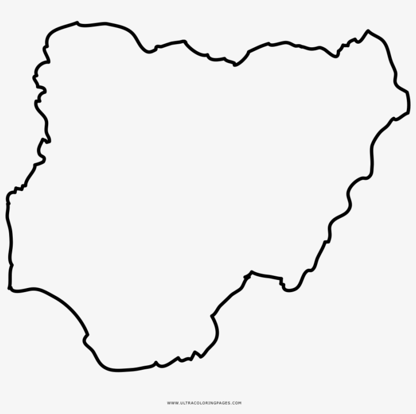 Nigeria Coloring Page - Drawing - Free Transparent PNG Download - PNGkey