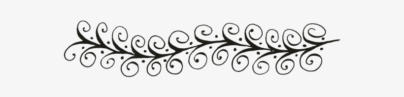 Smock Calligraphy Border 4 Motif - Design, transparent png #3813348