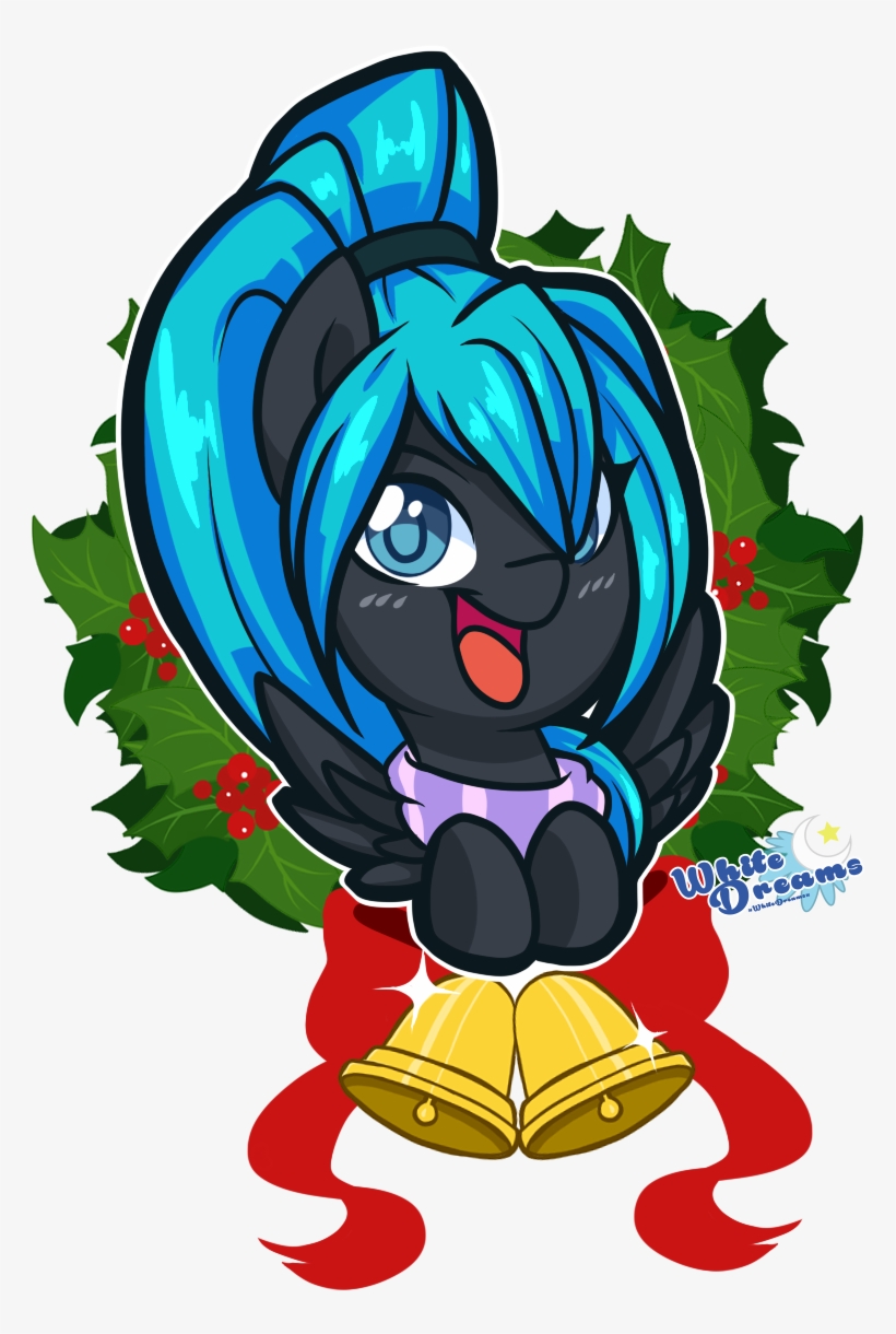 Xwhitedreamsx, Christmas Wreath, Female, Mare, Oc, - Ylilauta - Free  Transparent PNG Download - PNGkey