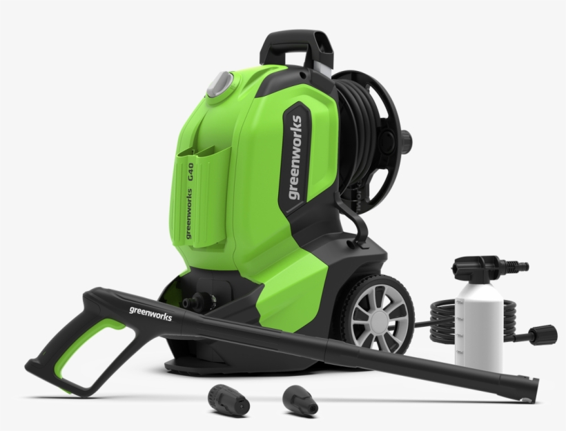 Greenworks Pressure Washer G40 - Greenworks G70 - Free Transparent PNG ...