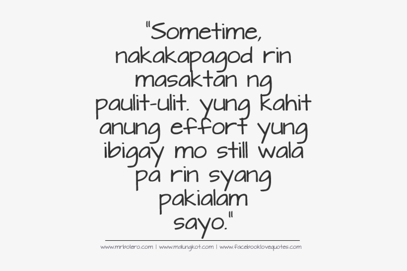 sad love quotes tagalog facebook