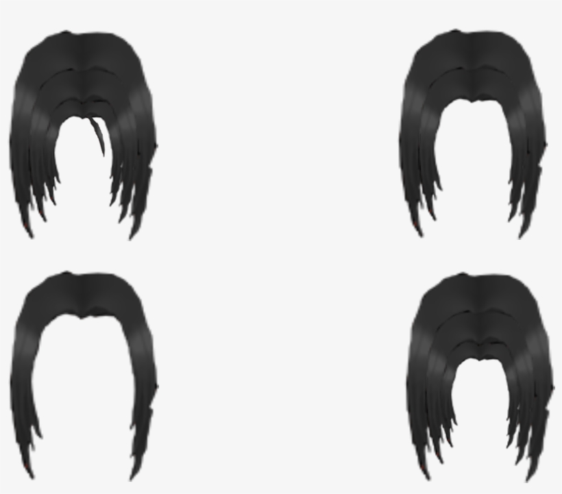 Ponytail Hairstyles Illustration Free Transparent Png Download Pngkey - ponytail roblox hairstyles