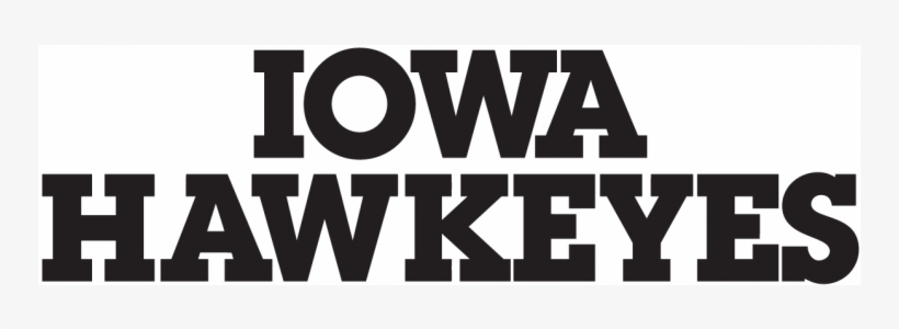 Iowa Hawkeyes Iron Ons - Ncaa Wall Mural Vinyl Sticker Sports Logo Team Iowa, transparent png #3876951