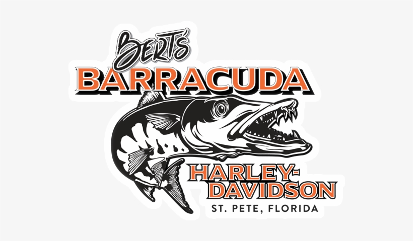 Bert's Barracuda Harley Davidson - Free Transparent PNG Download - PNGkey