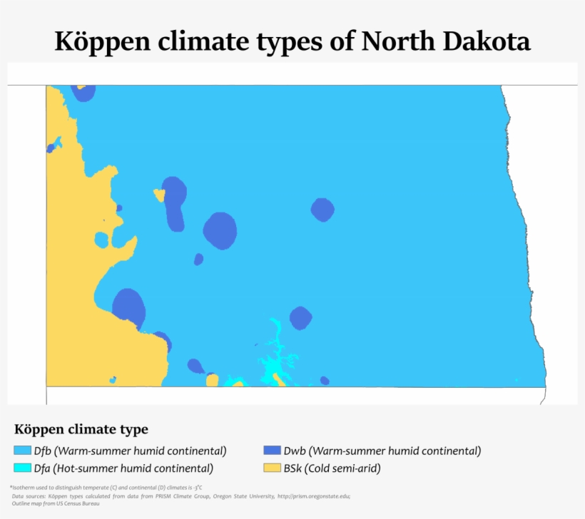 Koppen Climate Classification North Dakota Free Transparent PNG