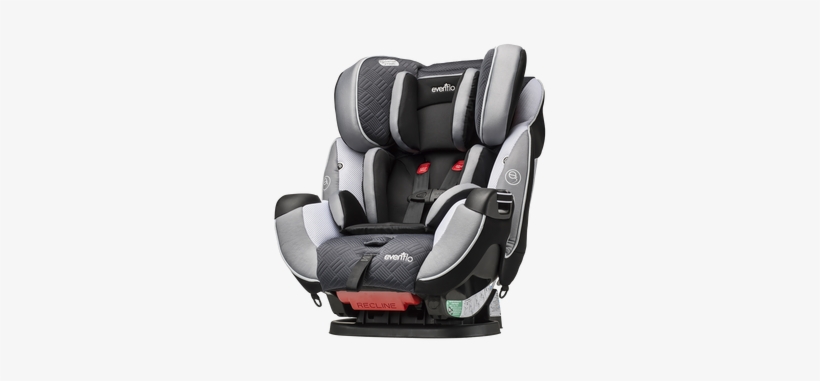 Infant/child Car Seat - Evenflo Symphony Dlx All-in-one Car Seat Concord, transparent png #3892469