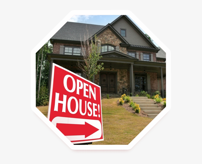 Area Open Houses - Open House Sign, transparent png #3894251