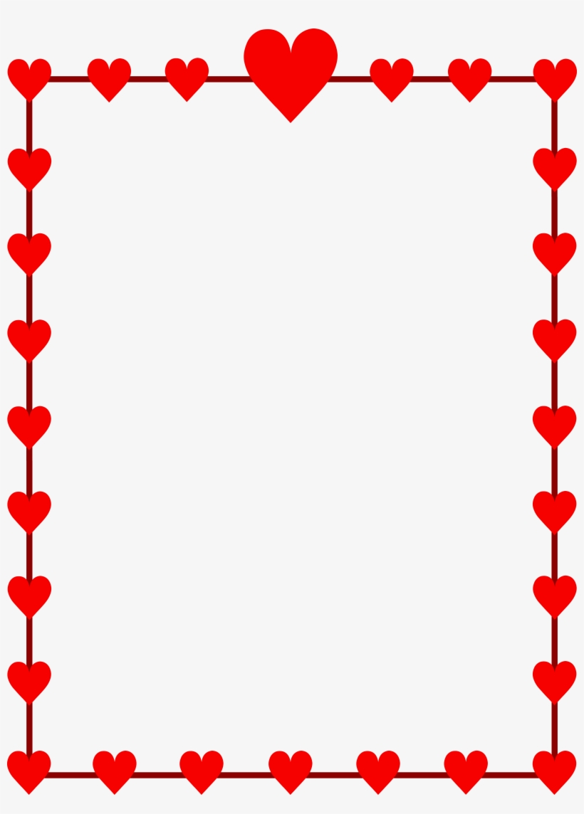 Valentine Clip Art Border Valentines Day Border Clip Art Free Transparent PNG Download PNGkey