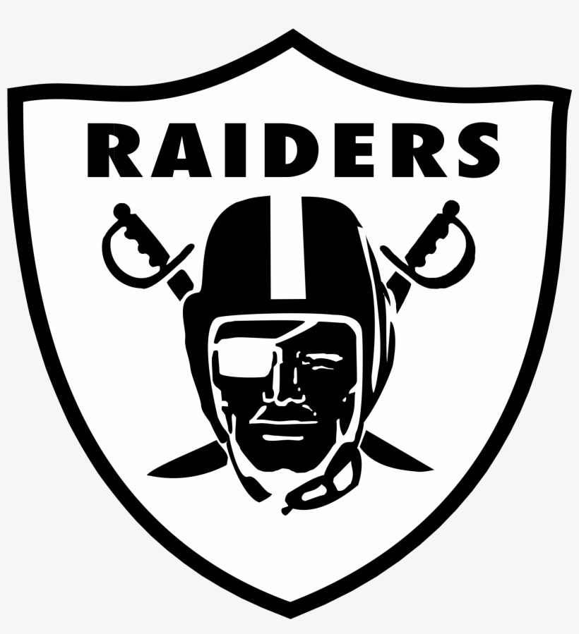 Raiders Logo Png Transparent - Raiders Logo Black And White - Free ...