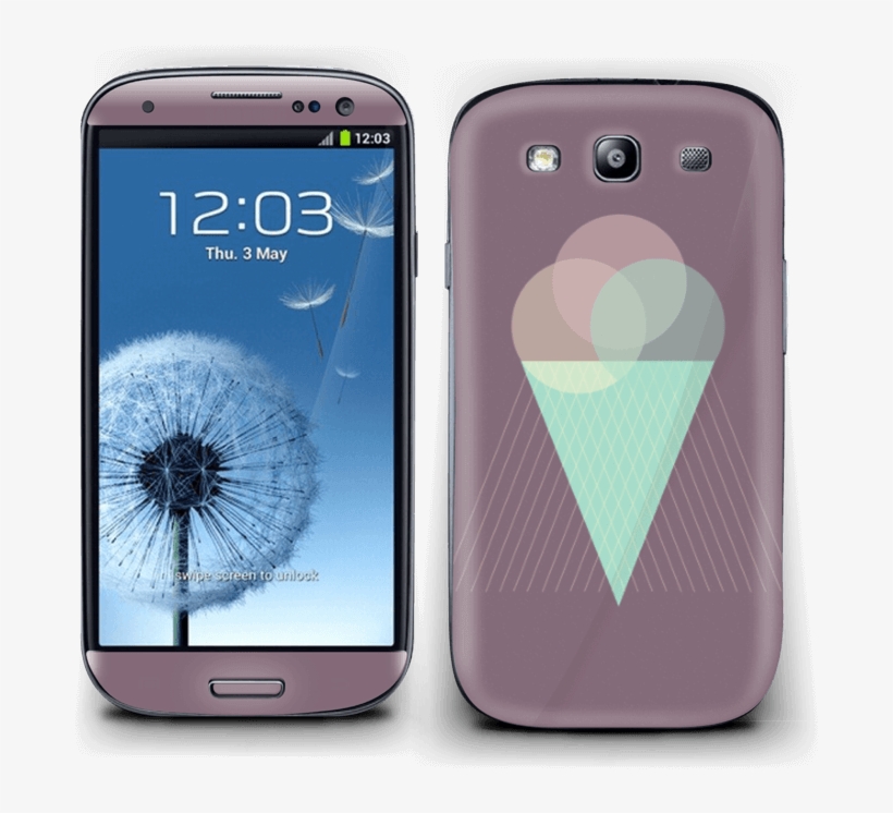 Purple Ice Cream Sim Free Samsung Galaxy S3 I9300 Android Unlocked Free Transparent Png Download Pngkey