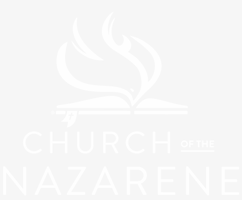 Nazarene Logo Stacked White Logo De La Iglesia Del Nazareno Png