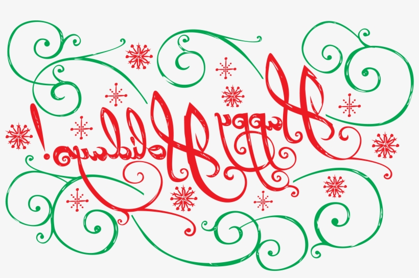 Happy Holidays Clip Art - Graphics - Free Transparent PNG Download - PNGkey